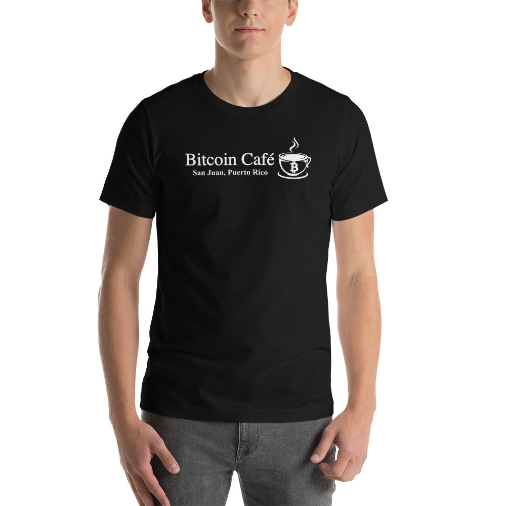 Bitcoin Cafe Short-Sleeve Unisex T-Shirt
